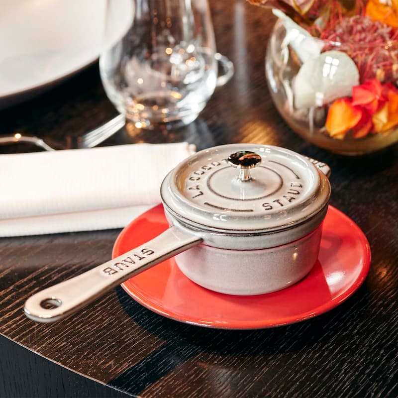 STAUB Cast Iron 0.25-qt Mini Saucepan