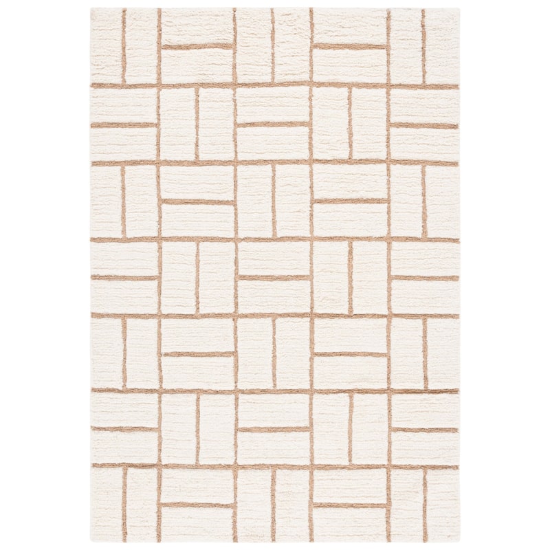 SAFAVIEH Hand-Woven Casablanca Deneen Shag Wool Rug