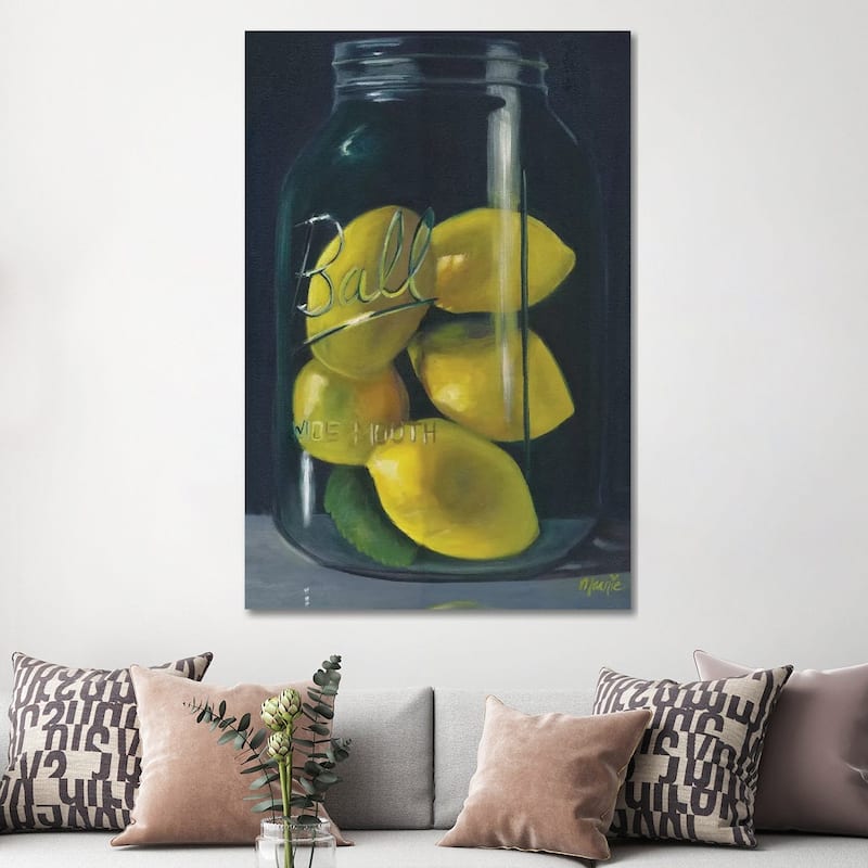 iCanvas "Lemons" by Marnie Bourque Canvas Print
