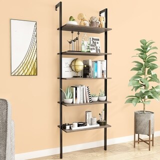 5-Tier MDF Ladder Storage Rack with Metal Frame - Bed Bath & Beyond ...