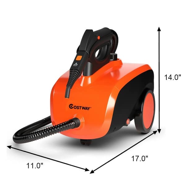 Costway 1500W Heavy Duty Steam Cleaner Mop Multi-Purpose Steam - 16''(L) x 9.5''(W) x 11''(H)