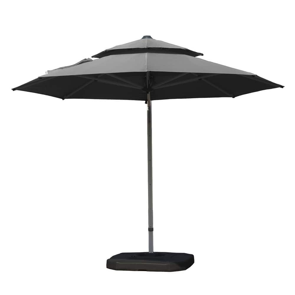 Round Cantilever Umbrella with Center Pole, (Base Not Included)