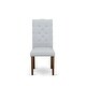 preview thumbnail 19 of 44, 7-Pc Kitchen Dinning Set with Rectangle Table and Parson Chairs - Distressed Jacobean Finish (Color Option)