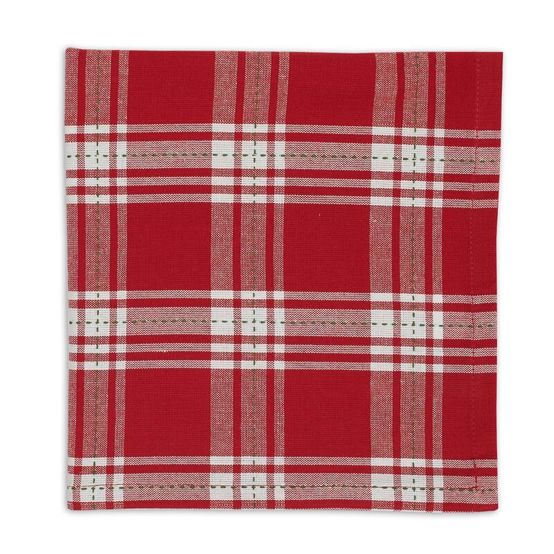 DII Berry Sprig Napkin Set, 20x20", 6 Piece