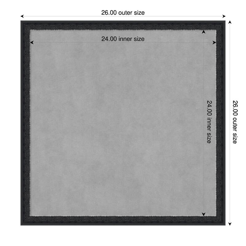 Amanti Art Bethany Black Framed - 26 x 26 in - Bethany Black