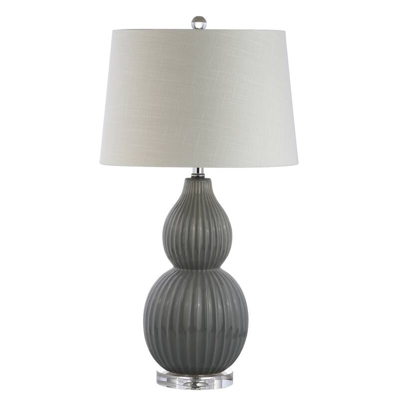 Dylan 28.25" Ceramic LED Table Lamp, Cream by JONATHAN Y