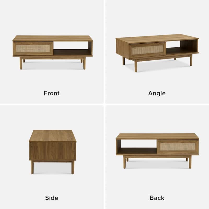 Mopio Haylee Modern Farmhouse Boho Coffee Table