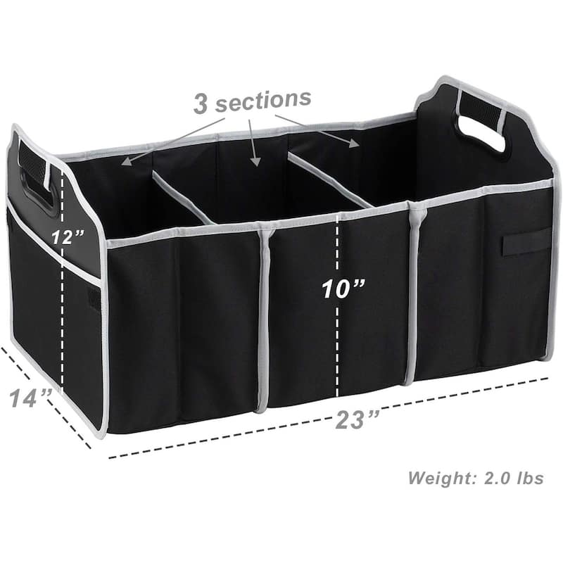 Army Black Knights Folding Trunk Organizer