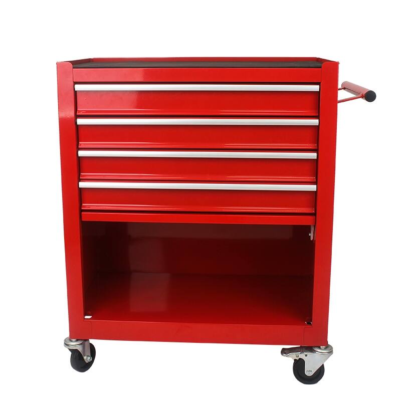 4-Drawer Rolling Tool Cart Storage Tool Box Cabinet Locked Organizer