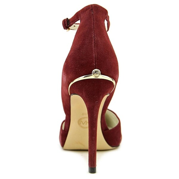 michael kors burgundy heels