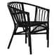 preview thumbnail 15 of 14, SAFAVIEH Adriana Rattan Accent Chairs (Set of 2) - 22.8" W x 23.6" L x 30.3" H