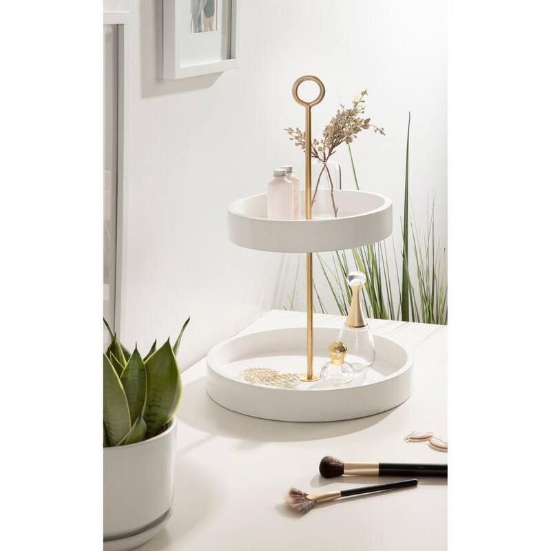 Kate and Laurel Lipton Tiered Decorative Tray