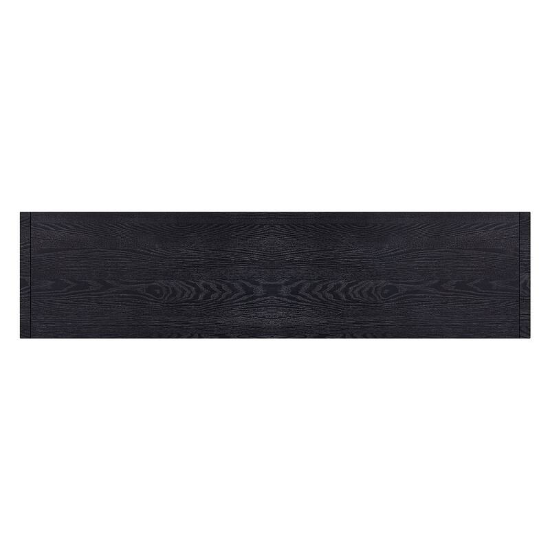 63" Ash Veneer Four-Door Buffet/Sideboard for Hallway, Entryway, Living Room