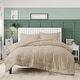 preview thumbnail 20 of 35, 3 Piece Reversible Silky Luxury Soft Satin Comforter with 2 Satin Pillowcases Champagne - King