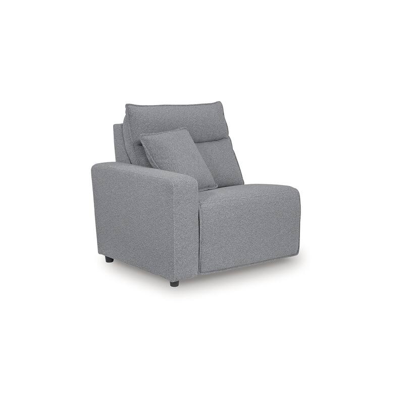 Signature Design by Ashley Modmax Gray 3-Piece Power Reclining Sectional with Chaise - 100" W x 63" D x 41" H