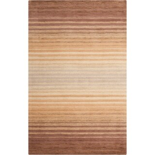 'Cuba' Hand-loomed Striped Wool Rug - Bed Bath & Beyond - 7544065