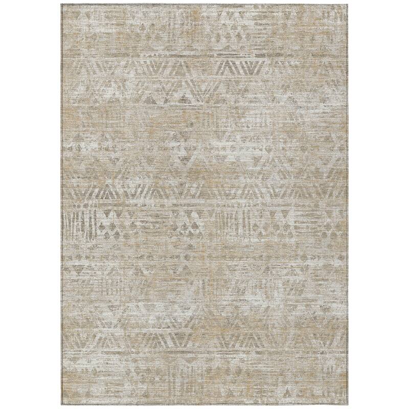 Machine Washable Indoor/ Outdoor Global Jara Chantille Rug