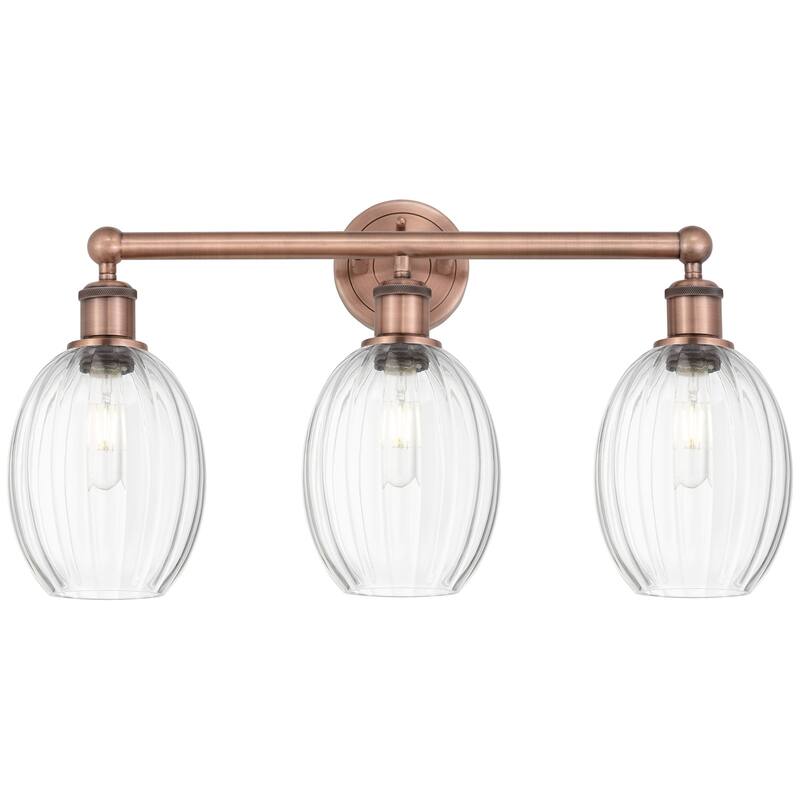 Innovations Lighting 616-3W-13-25 Preston Vanity Preston 3 Light 25" - Antique Copper / Clear