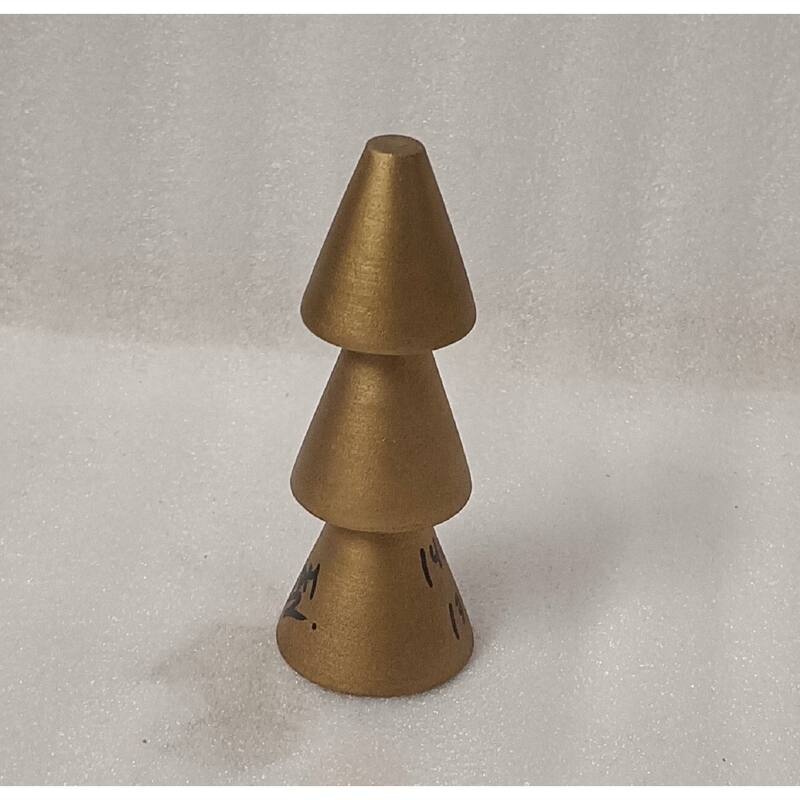 Wooden Christmas Tree Natural Dia 2.36" - NATURAL - NATURAL