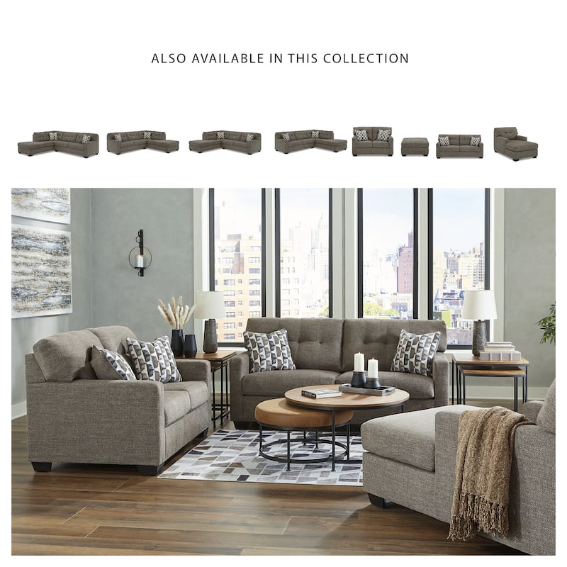 Signature Design by Ashley Mahoney Chocolate Full Sofa Sleeper - 75" W x 38" D x 37" H