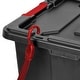 preview thumbnail 8 of 6, Sterilite 15 Gallon Durable Rugged Industrial Tote with Red Latches, 12 Pack