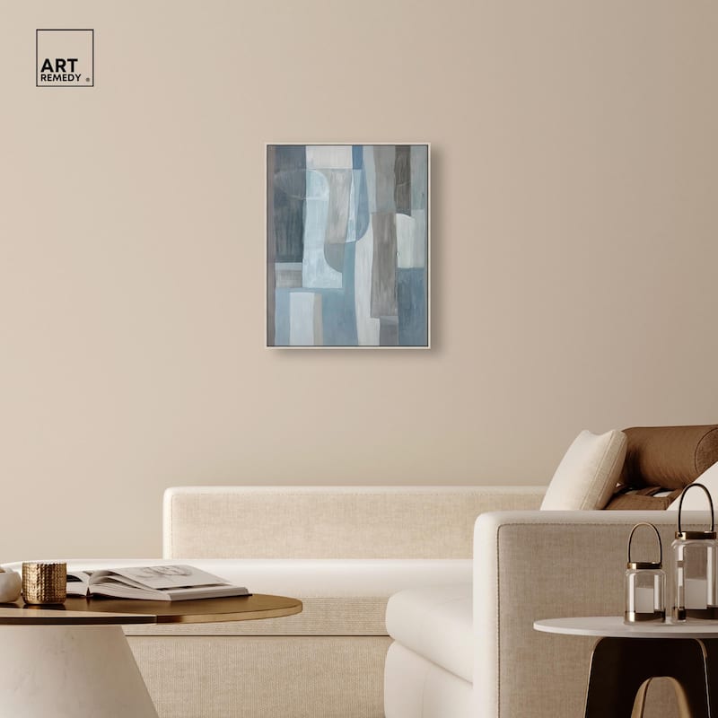 Tessellated Tones III Canvas by Art Remedy