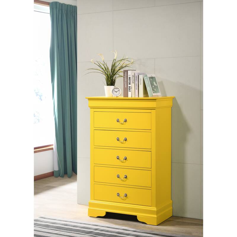 Louis Phillipe 5-drawer Bedroom Chest