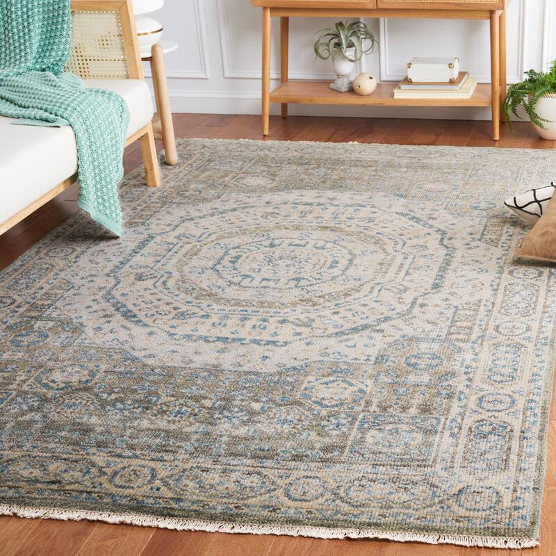 SAFAVIEH Hand-Knotted Samarkand Resi Traditional Wool Rug