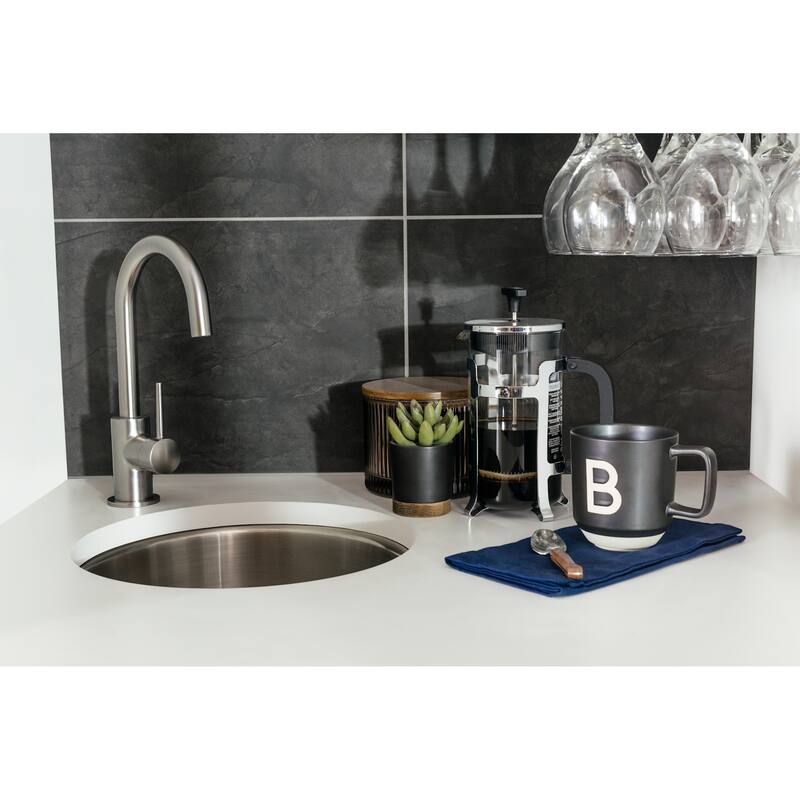 Delta Trinsic Single Handle Bar Faucet with Swivel Spout
