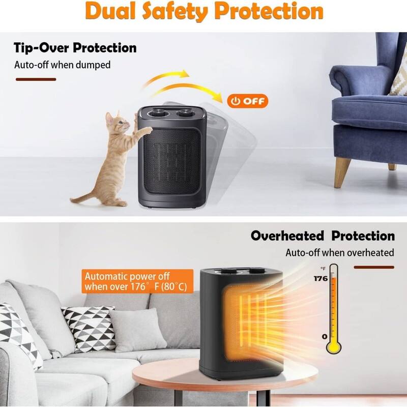 1500W with Thermostat, Electric Space Heater Bed Bath & Beyond 39031177