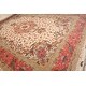 preview thumbnail 3 of 8, Hand Knotted Ivory,Rose Persian Wool & Silk Traditional Area Rug - 11' 7'' x 16' 9''