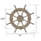 preview thumbnail 6 of 8, Adeco Large Marine Ship Wheel Nautical Decor
