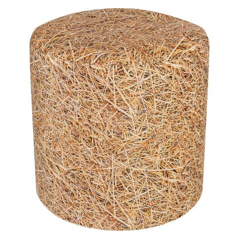 Dotcom Straw Round Indoor Bean Bag