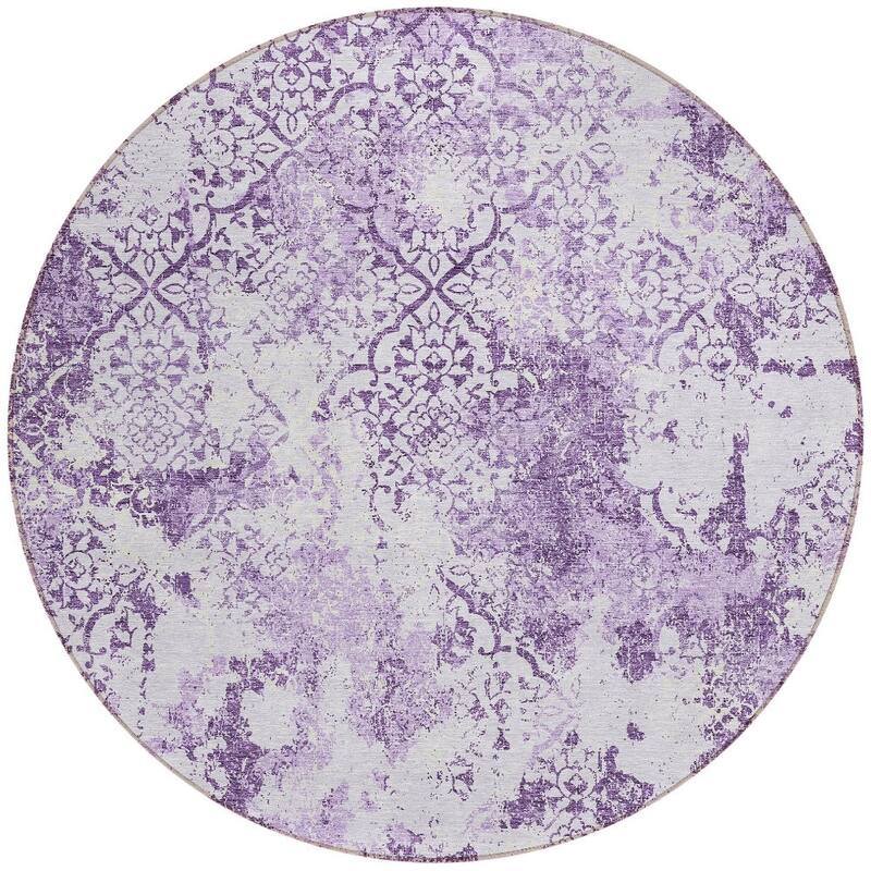 HomeRoots Floral Transitional Rectangle Outdoor Rug