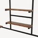 preview thumbnail 7 of 17, Full Size Loft Bed with Built-in Charging Station & LED Lighting, Heavy-Duty Metal Loft Bed Frame with Desk & Safety Guardrails