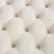 preview thumbnail 15 of 24, Perdita Gold Finish Velvet Round Tufted Ottoman by iNSPIRE Q Bold