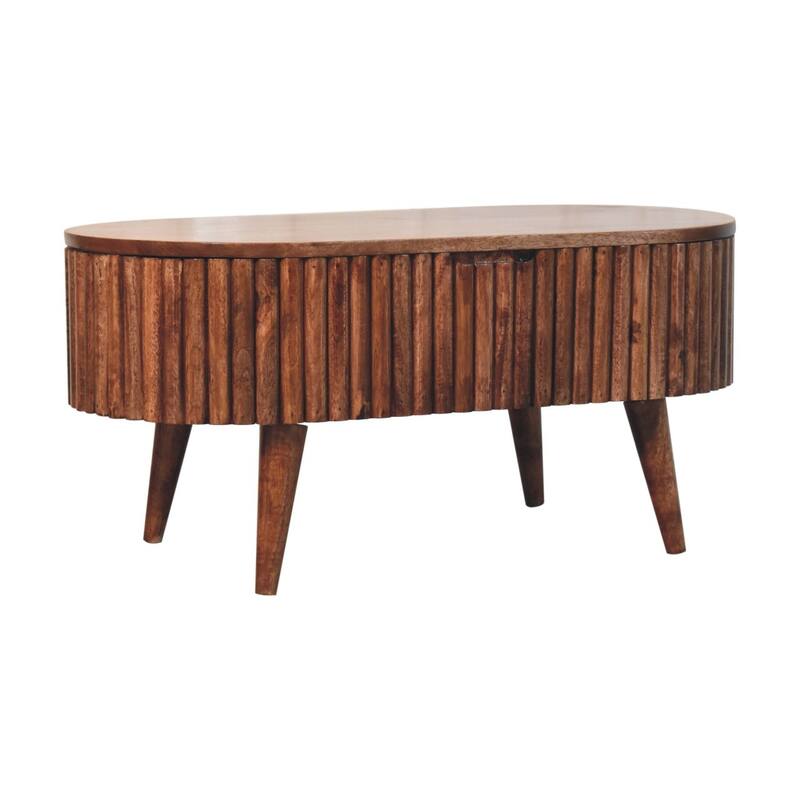 Artisan Furniture Solid Wood Honey Caramel Mokka Coffee Table