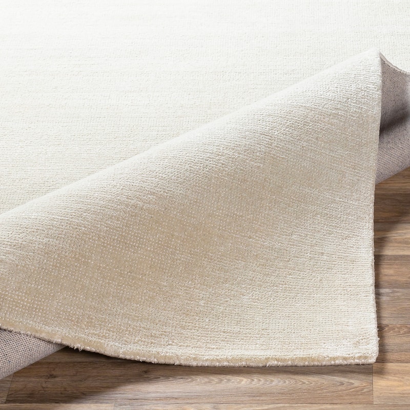 Alise Handmade Nylon Solid Area Rug