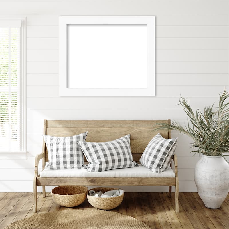 Amanti Art Cabinet White Framed Dry Erase Magnetic Board