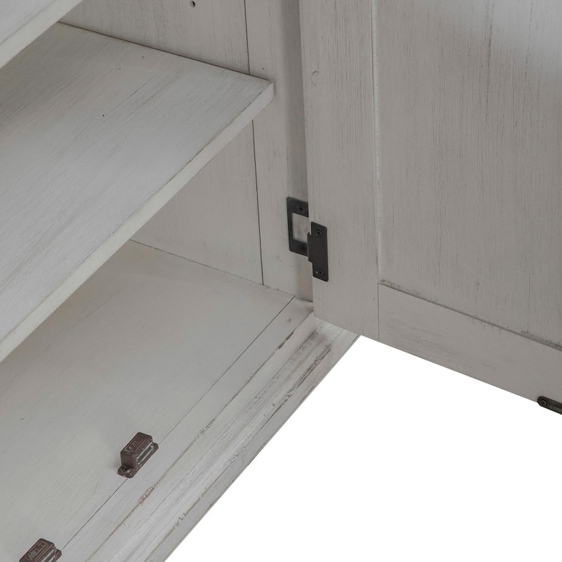 River Place Riverstone White & Tobacco Dresser