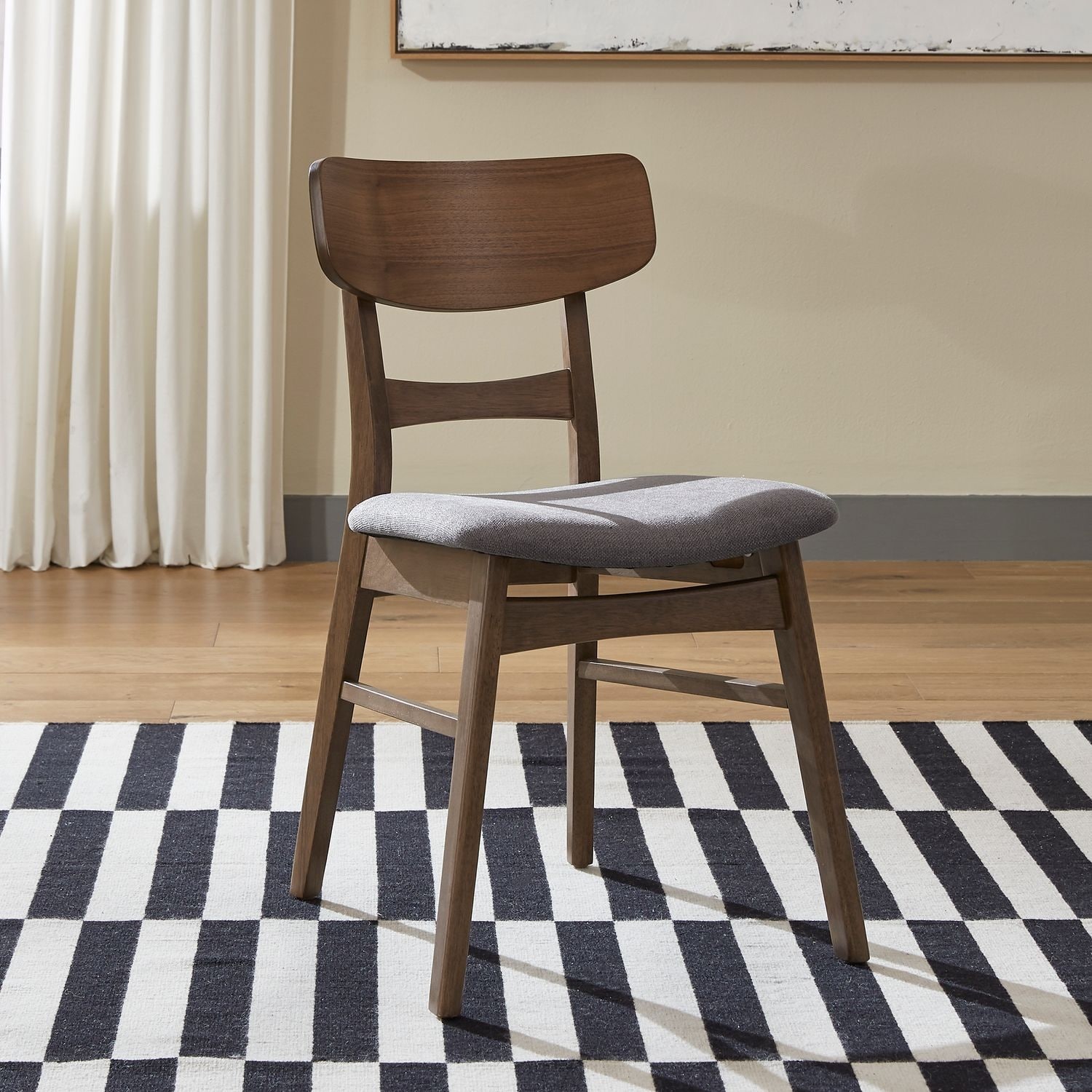 Liberty Furniture Space Savers Upholstered Dining Chairs Set of 2 Panel Back