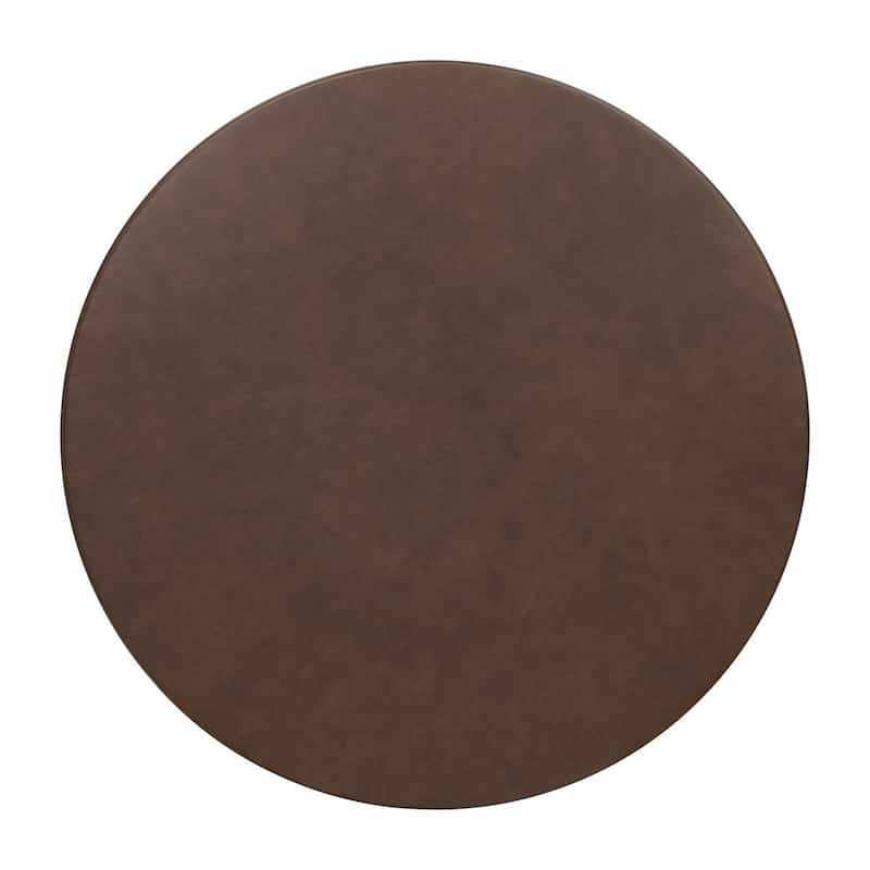 Poly & Bark Herve Storage Ottoman - Full Grain Genuine Italian Leather