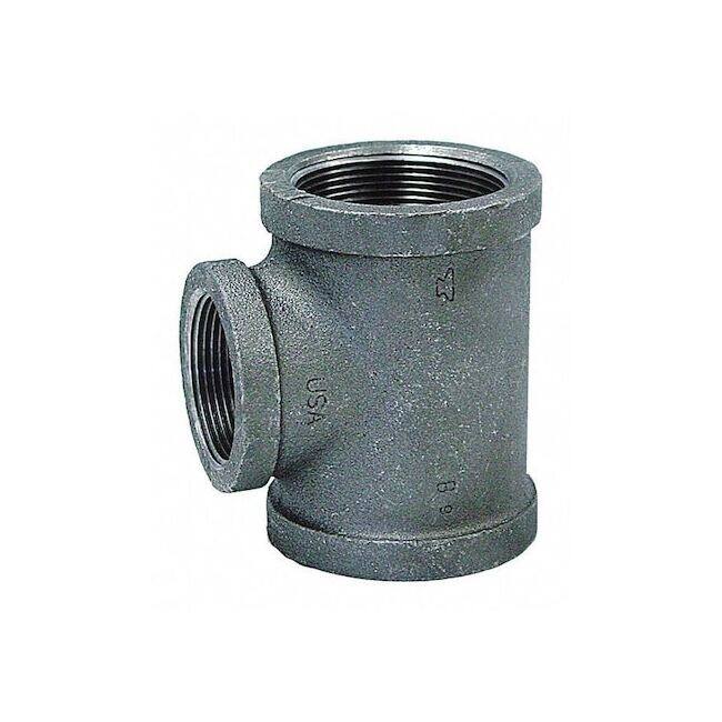 Anvil Reducing Tee,FNPT,2 1/2 x 2 1/2 x 3/4 in 0310053202 - 1 Each