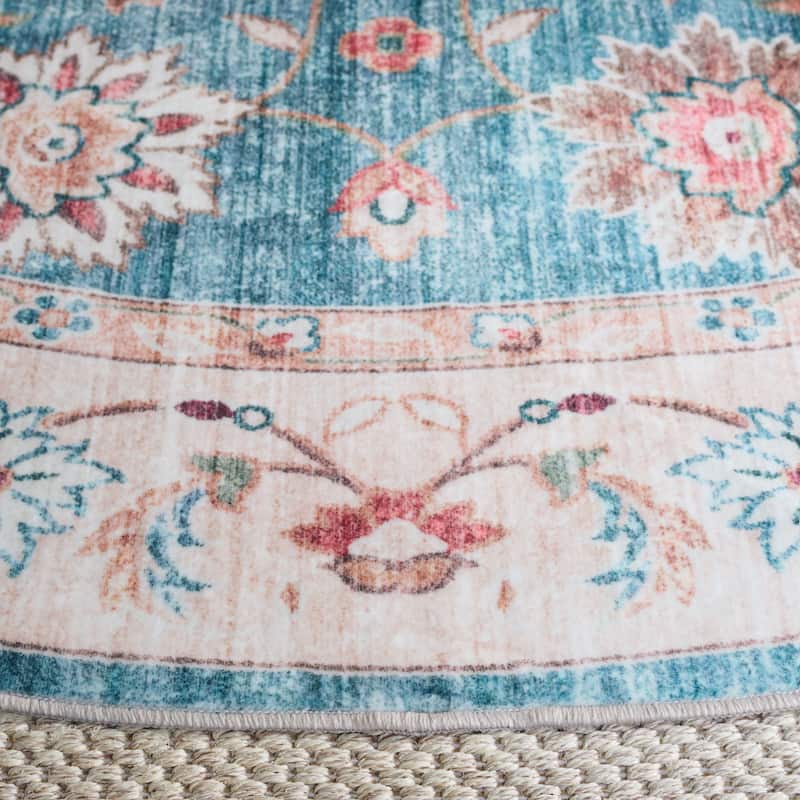 Martha Stewart Radina Machine Washable & Slip Resistant Rug