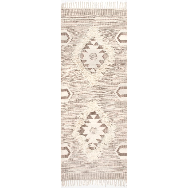 Nuloom Savannah Moroccan Tasseled Wool Area Rug