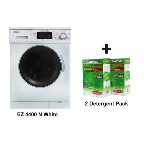 Equator All-in-one Compact Combo Washer Dryer with two Detergent boxes