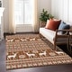preview thumbnail 78 of 152, Machine Washable Indoor/ Outdoor Christmas Sweater Chantille Rug