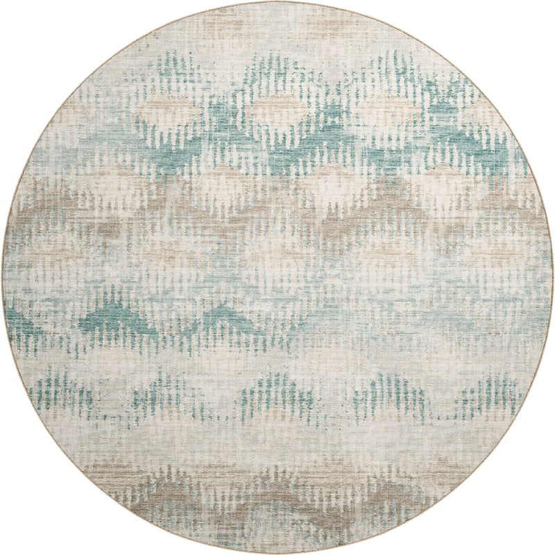 Indoor/ Outdoor Addison Bravado Modern Chevron Washable Area Rug