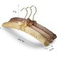 preview thumbnail 3 of 4, Padded Hangers Premium Heavy Duty Satin Anti Slip - Earthtone, Set of 12