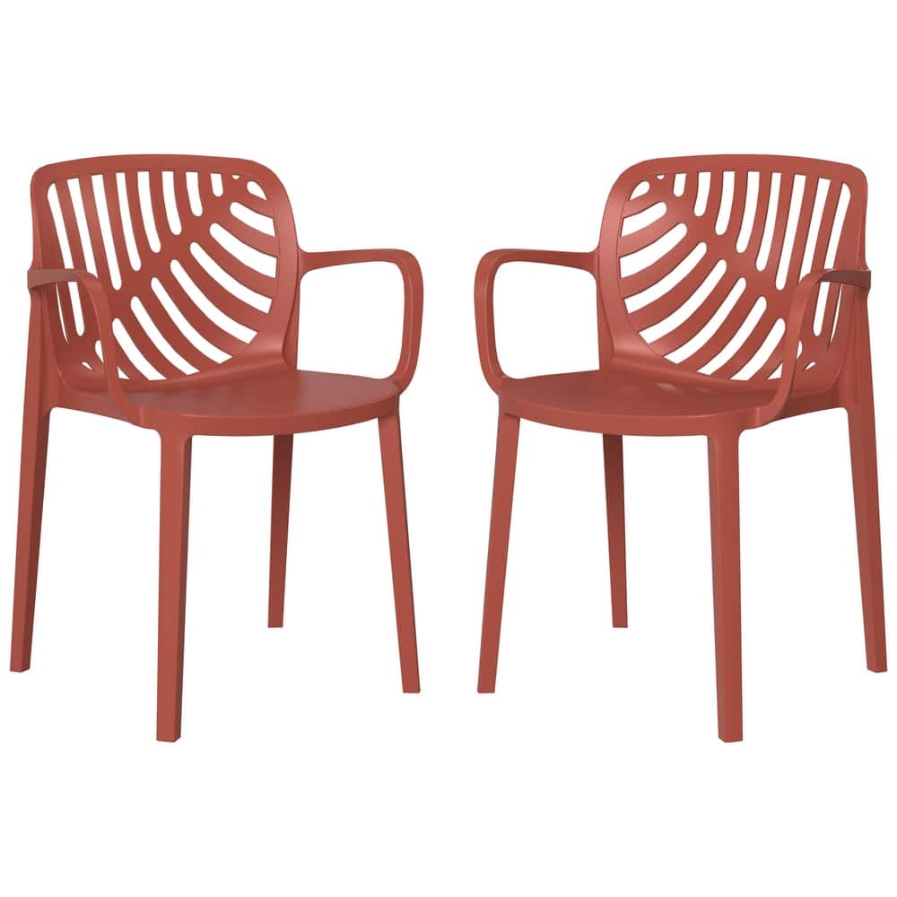 Frond and Form Outdoor Stacking Dining Armchair (Set of 2)